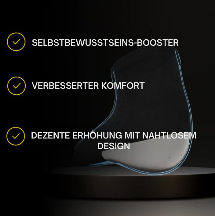 EgoStep™ Level-Up Socken – Denn die ersten Zentimeter zählen